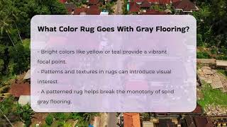 What Color Rug Goes With Gray Flooring  CountyOfficeorg [upl. by Eiromem]