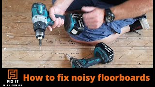 Easy fix for noisy squeaky floorboards a complete how to guide flooring [upl. by Zednanreh900]