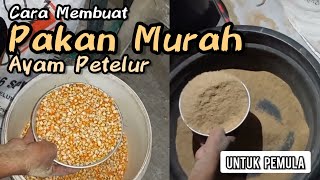 MEMBUAT PAKAN AYAM PETELUR MURAH SOLUSI PETERNAK PEMULA KARENA HARGA PAKAN JADI NAIK TERUS [upl. by Nimesh]