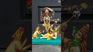 Making amp Painting a Beautiful Clay Kali Idol  Full Process Tutorialquotkaliidolmaking kaliidol art [upl. by Yeclek233]