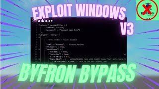 Roblox Exploit Solara V3 External LOADSTRINGS Byfron Bypass FULL TUTORIAL FIX INJECTION FAILED [upl. by Butler]