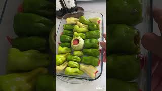 FIRINDA DOLMA BİBER TARİFİ👌🫑 [upl. by Di969]