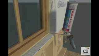 Interior Window Seal with Window and Door Foam  DuPont™ Tyvek® [upl. by Notlem]