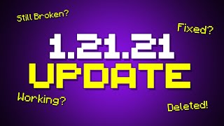 THIS IS NOT GOOD FOR MINECRAFT  Minecraft 12121 Update BROKEN [upl. by Anasiul]