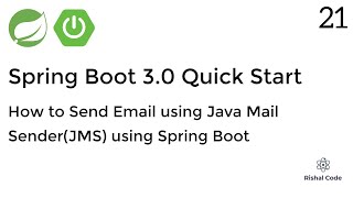 How to Send Email using Java Mail SenderJMS using Spring Boot [upl. by Gnoix]