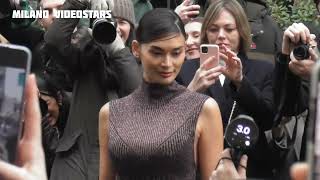 Pia Wurtzbach Former Miss Universe  Milan Fashion Week 24 february 2024 show Missoni [upl. by Eatnuahc]