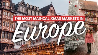 ARE THESE THE BEST CHRISTMAS MARKETS IN EUROPE  44 Magical European Xmas Markets to Visit [upl. by Wack743]