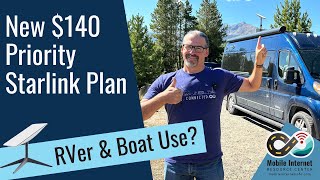 Starlink’s New LowerCost 140mo Priority Data Plan – A Surprisingly Intriguing RV amp Boat Option [upl. by Bonni]