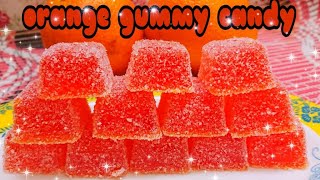 Orange Gummy Candy Recipe  Orange Jujubes Recipe Short ShortVideo shorts [upl. by Conlin]