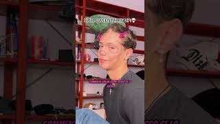 ALBERTO TOZZI TRUCCATO PER HALLOWEEN DA UNA RAGAZZA tiktok couple perte webboh novitamakeup [upl. by Aihcropal880]