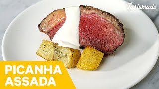 Picanha Assada ao Molho de Mostarda [upl. by Enelra]