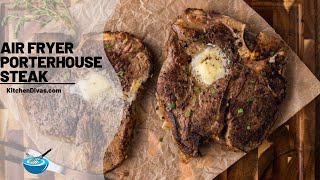 Air Fryer Porterhouse Steak [upl. by Yonit]