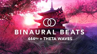 Theta Waves 4  7 Hz  444 Hz REM Sleep Music Binaural Beats [upl. by Mariand168]