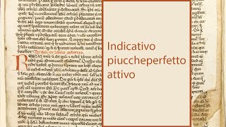 Indicativo piuccheperfetto attivo [upl. by Leahcim]