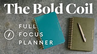 A Look Inside The Bold Coil  Full Focus Planner [upl. by Lukash110]