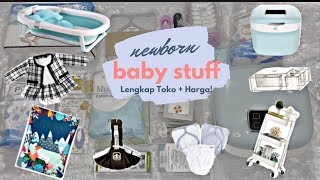 Perlengkapan Bayi Baru Lahir  Lengkap Link dan Review  Shopee haul  Dinni Rifani [upl. by Akemhs]