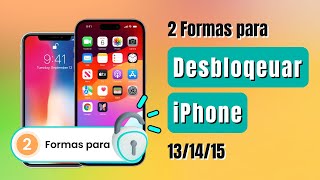 🤖2 Formas Cómo desbloquear iPhone 131415 ProPro Max  2024 🔓 [upl. by Schrick]