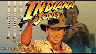 Indiana Jones Theme Movie para Flauta Dulce DIFICIL [upl. by Bayly]