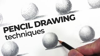 Pencil Drawing Techniques [upl. by Annaes]