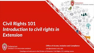 Introduction to civil rights in Extension [upl. by Ahtnamys671]