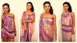 How to tie and style your sarong  pareo in 11 different ways  dianasaidcom [upl. by Daron319]