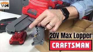 Safely Trim Your Trees and Bushes With The Craftsman 20V Max Lopper Saw [upl. by Tito]