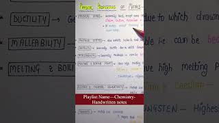 Physical Properties of Metals  Chapter 6Metals amp its compounds  Lec28 Part1 Chemistry [upl. by Nauqat]