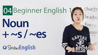 English Grammar Singular  Plural Nouns [upl. by Imoin]