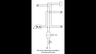 3 KAT 3 DAİRELİ ZİL TESİSATI [upl. by Ella]