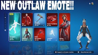 NEW Outlaw Emote In The Fortnite Item Shop [upl. by Eillah]