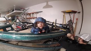 Installing LED Navigation Lights  HOW TO Pontoon Restoration [upl. by Fasano942]