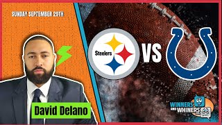 Steelers vs Colts Free NFL Betting Prediction for Sunday 92924 from David Delano [upl. by Ronald]