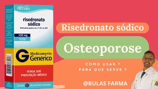 RISEDRONATO DE SÓDICO  PARA QUE SERVE COMO USAR [upl. by Ezitram403]