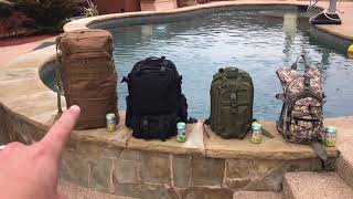 20L to 60L Tactical Military Backpacks  Under 30 on Amazon  Introduction Review [upl. by Masha]