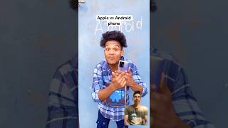 Apple vs Android surajcomedyvideorealfools tredingshorts realfools apple androidgameplay [upl. by Meisel71]