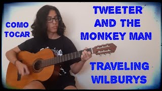 Traveling Wilburys  Tweeter And The Monkey Man com acordes e TABS  TutorialAula de Guitarra [upl. by Rednaeel]