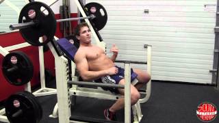 How To Barbell Incline Chest Press [upl. by Bick]