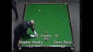 Hendry v Davis 1990 UK Final Shootout [upl. by Tadich813]