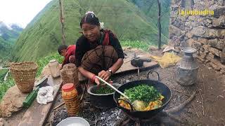 this is the daily chores of mountain life  lajimbudha [upl. by Erdnael763]