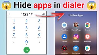 dialer me app hide kaise kare  dialler mein app ko kaise chhupaye  how to hide app in dialler [upl. by Enomar]