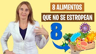 8 ALIMENTOS que NUNCA CADUCAN  Alimentos que no se estropean  Alimentación real saludable [upl. by Sheelah]