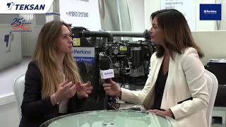 Ebru Ata Tuncer Member of the Board of Teksan Generator  Bauma 2019  10th April 2019 [upl. by Carpio258]