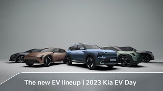 The new EV lineup  2023 Kia EV Day [upl. by Bertelli535]