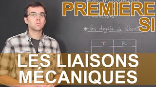 Les liaisons mécaniques  SI  1ère  Les Bons Profs [upl. by Aerdnod]