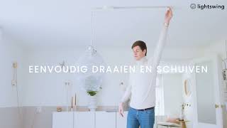 Lightswing® ophangsysteem  Je lichtpunt verplaatsen zonder gereedschap [upl. by Beera]