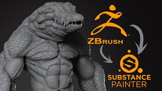 Effortless Workflow ZBrush to Substance Painter  Speedy 3D Model Texturing Tutorial [upl. by Mohandas148]