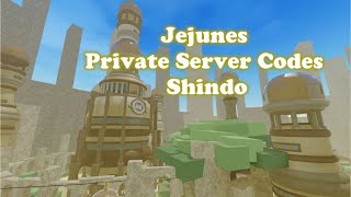 Jejunes Village Private Server Codes Shindo [upl. by Assetal394]