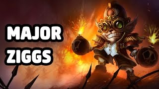 MAJOR ZIGGS SKIN SPOTLIGHT  LEAGUE OF LEGENDS [upl. by Eiltan878]