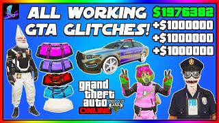 ALL WORKING GTA 5 GLITCHES IN 1 VIDEO BEST GLITCHES IN GTA 5 ONLINE AFTER PATCH 168 [upl. by Zita97]