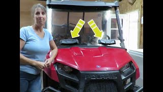 204 Polaris Ranger  Windshield Vents [upl. by Anilec]